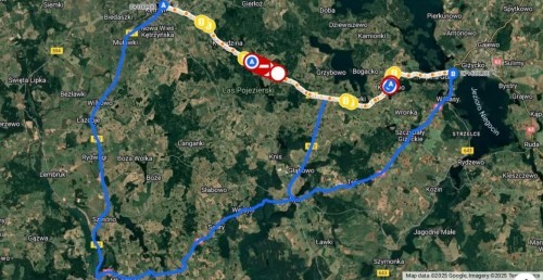 Rozbudowa drogi wojewódzkiej nr 592 Kętrzyn-Giżycko | Zmiana w występowaniu utrudnień